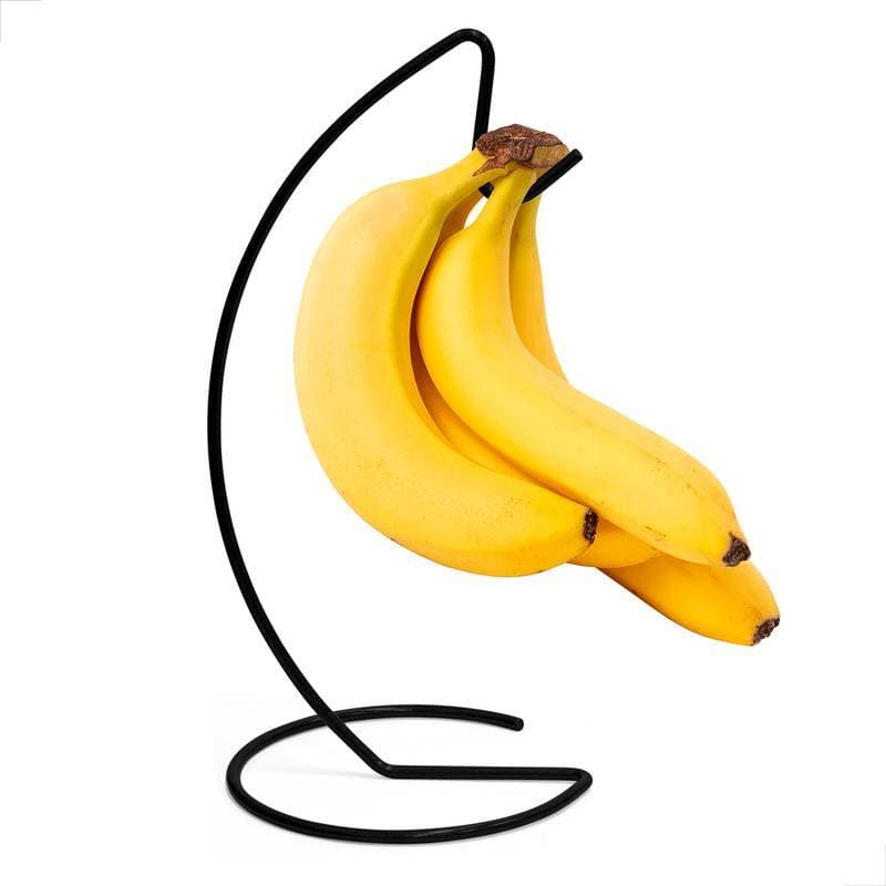 SUPORTE EM ARAMADO PARA PENCA DE BANANAS OU ACESSÓRIOS PRETO