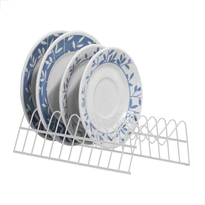 SUPORTE PARA 12 PRATOS ELEGANCE BRANCO