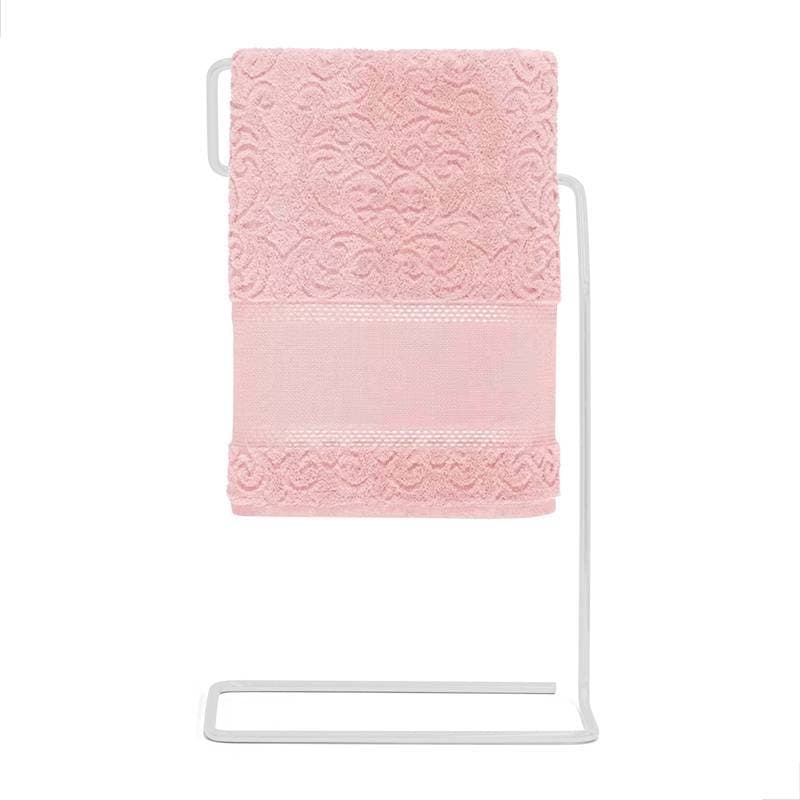 PORTA TOALHA DE ROSTO BANCADA LUXO BRANCO