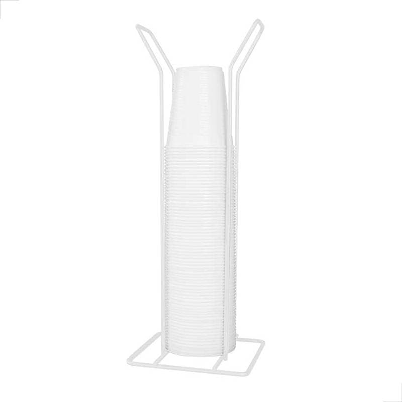 SUPORTE PORTA COPOS DESCARTÁVEIS CAFÉ 200ML BRANCO