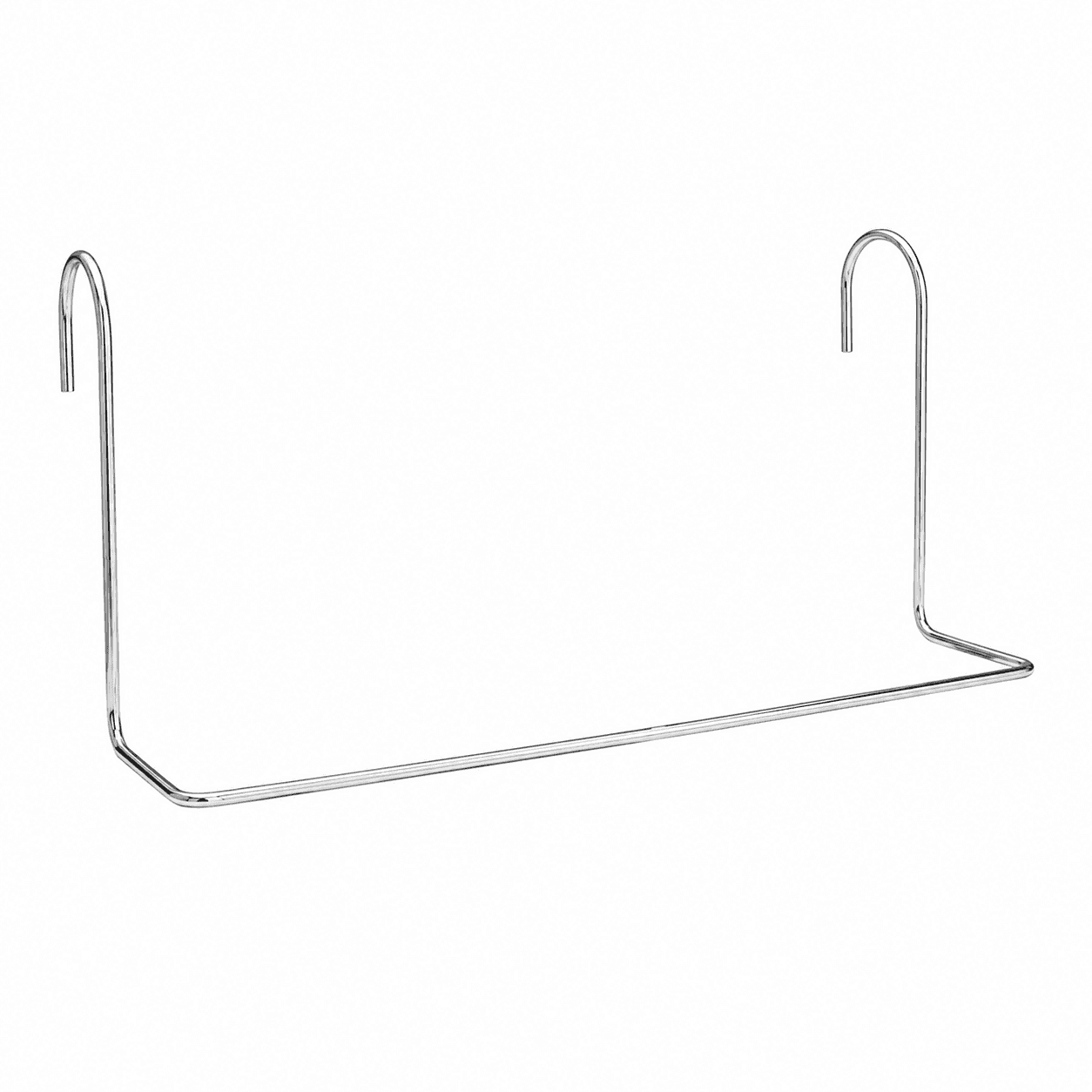 TOALHEIRO PORTA TOALHA PARA BOX BANHEIRO CROMADO SEM FURO