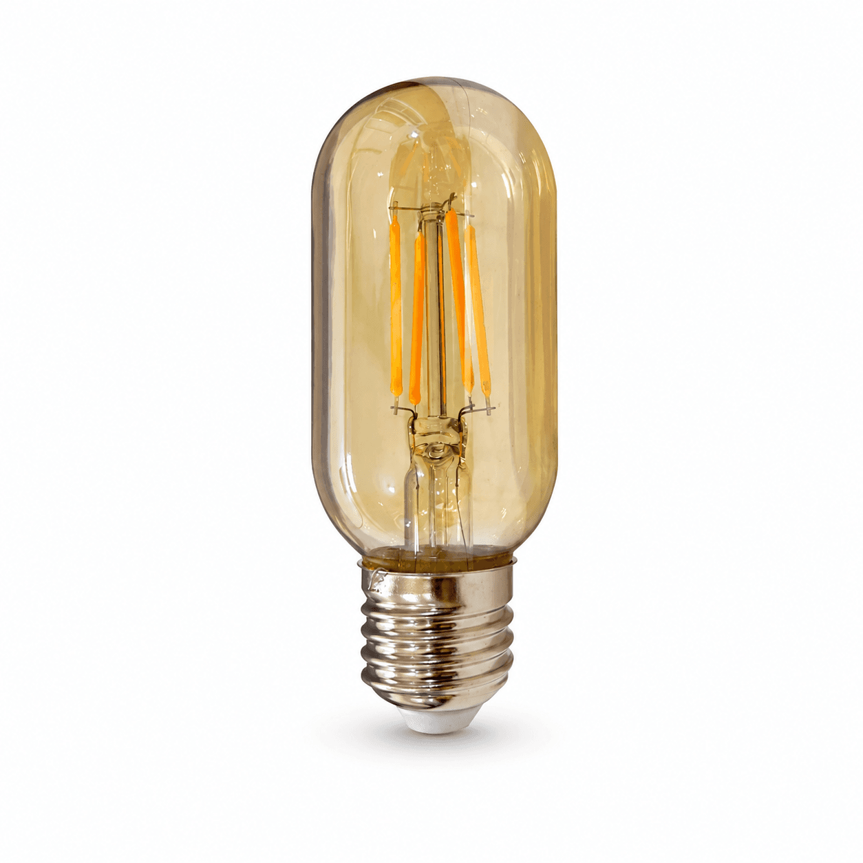 Lâmpada T45 Filamento LED 4W E27 Âmbar 2700K