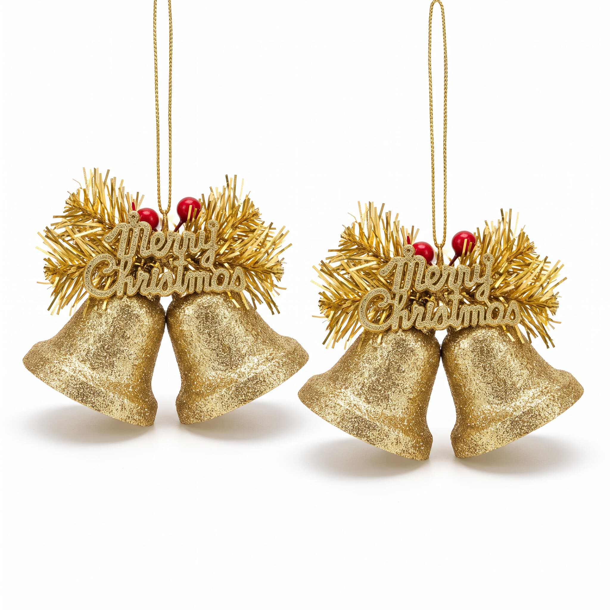 Sino Merry Glitter Dourado 3,8cm Magizi - Kit com 2