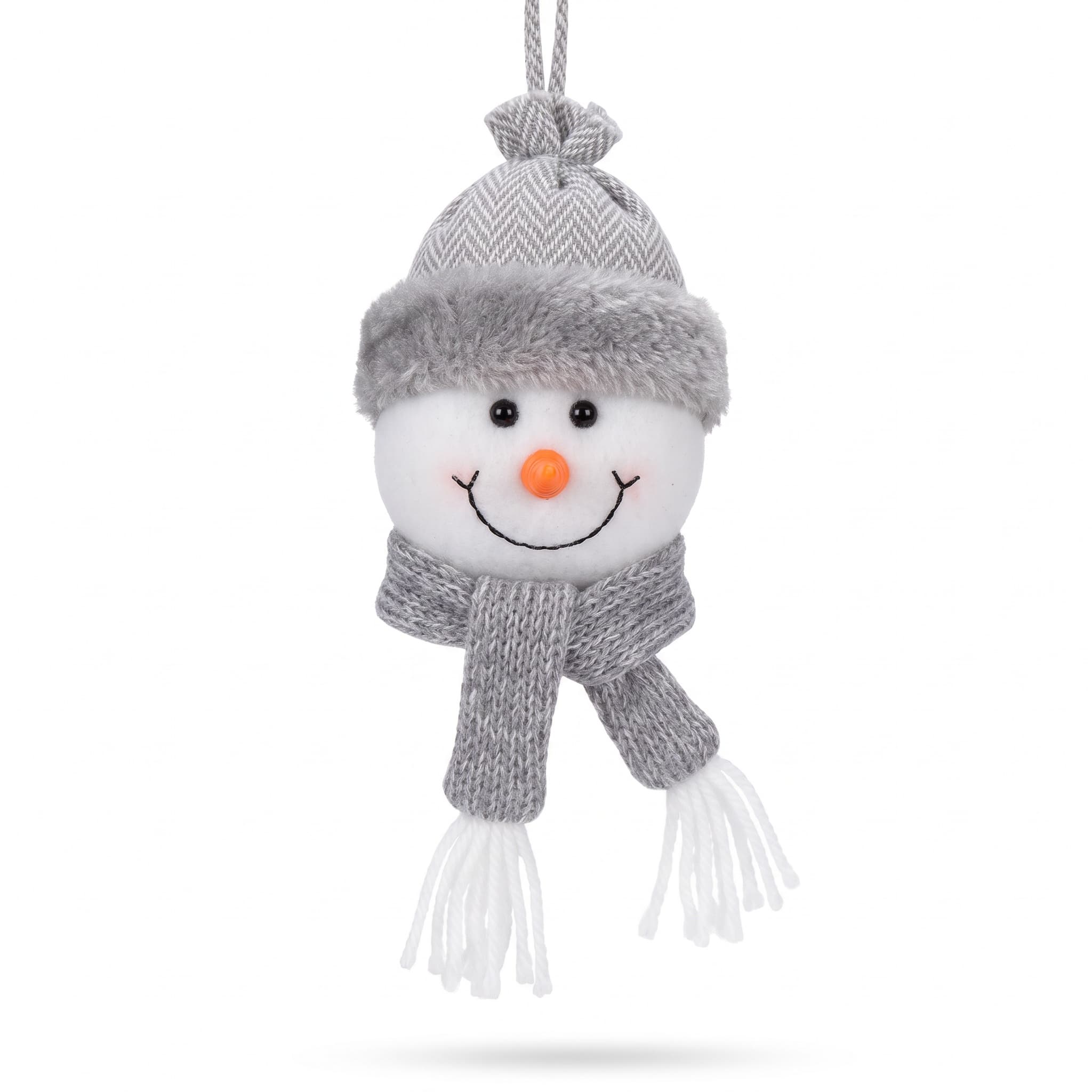 Carinha Boneco de Neve 13cm Magizi - Enfeite para Árvore de Natal