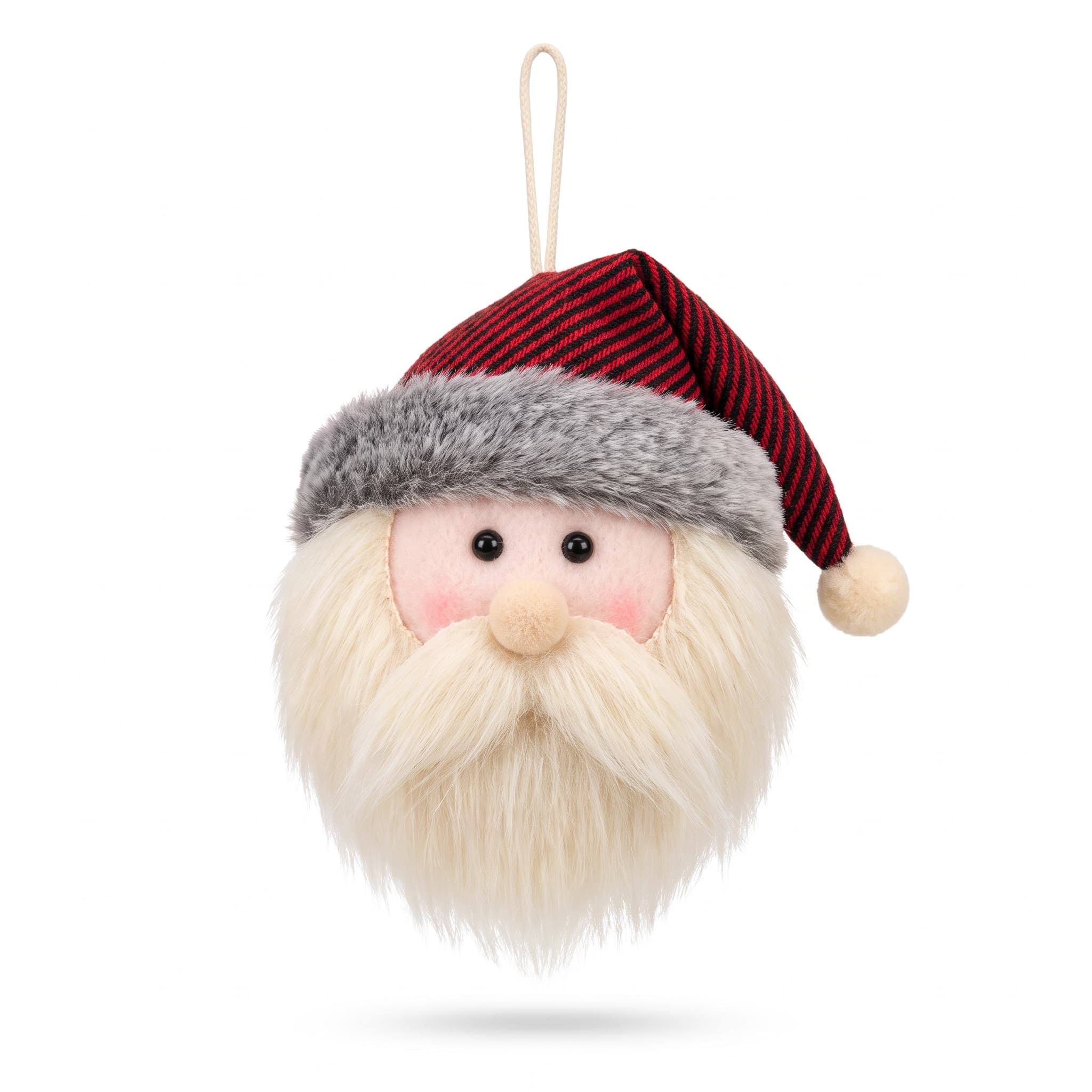 Carinha Papai Noel 13cm Magizi - Enfeite para Árvore de Natal