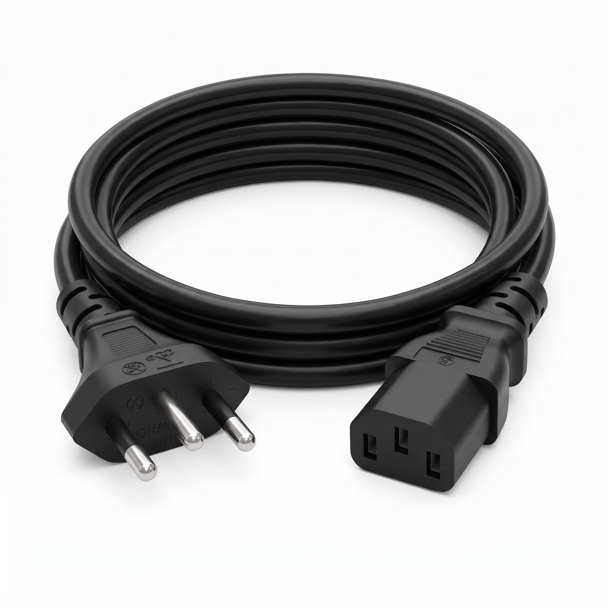 Cabo de Força Tripolar Padrão Novo NBR14136 x IEC C13 1,5m