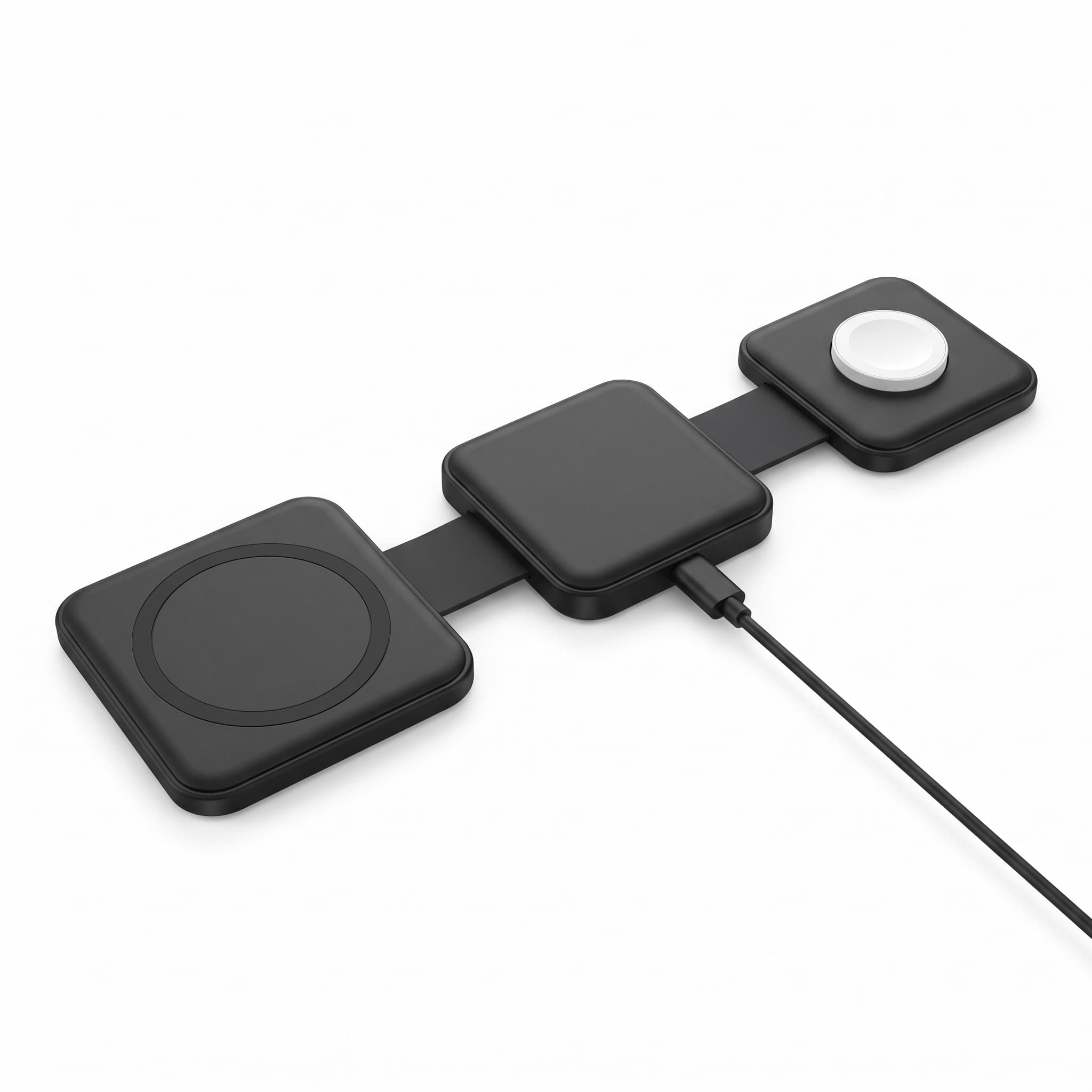 Carregador por Indução Fortrek IHC3 3 em 1 Dobrável 15W