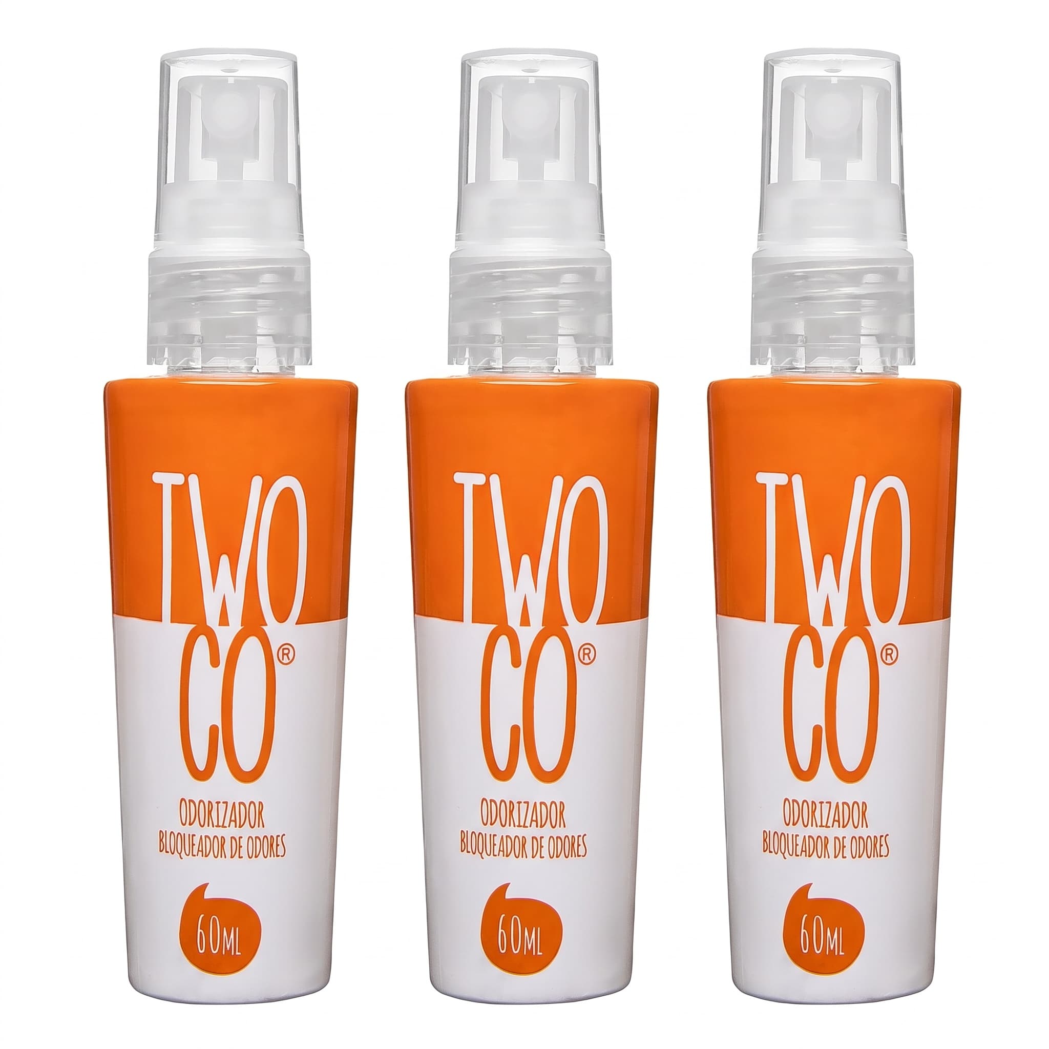 Kit 3 Twoco Eliminador de Odores Multiuso 60ml