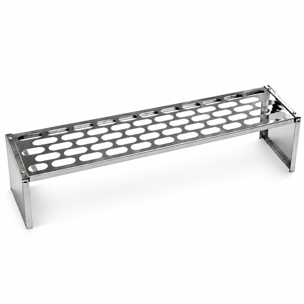 Grelha Descanso Hambúrguer Inox 100x18cm Para Chapa