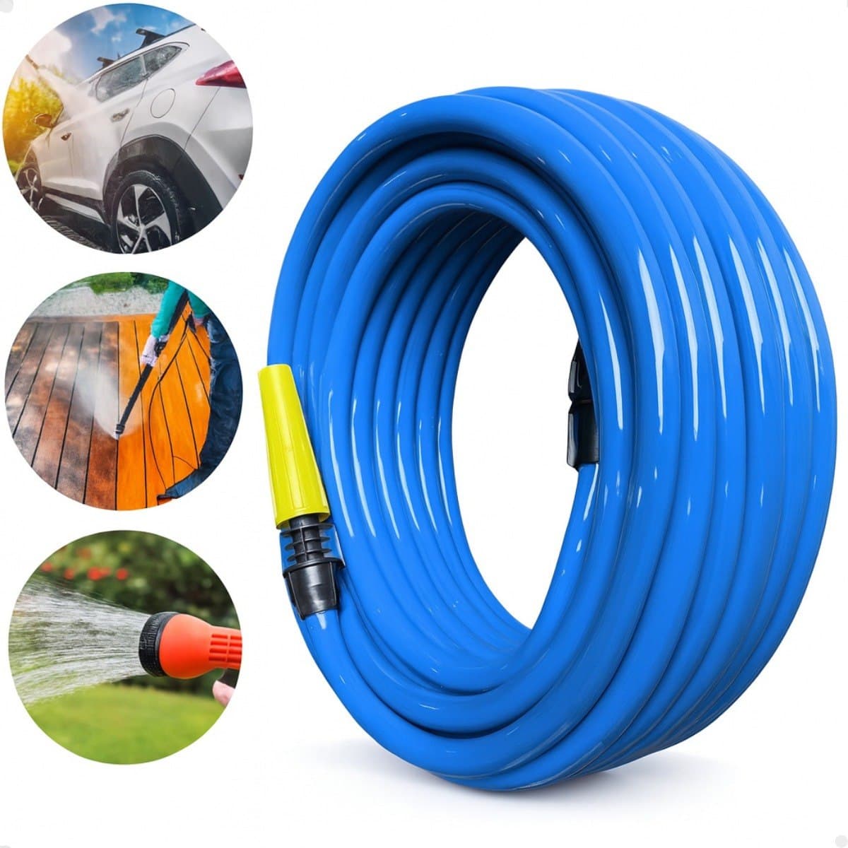 Mangueira de Jardim Recapada Azul 7/16" 10 Metros PVC