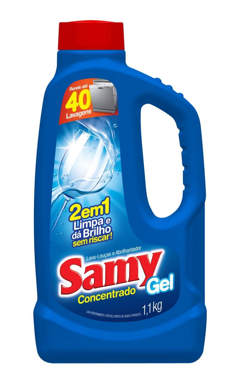Samy Lava-Louças Gel Concentrado 2 em 1 1,1kg