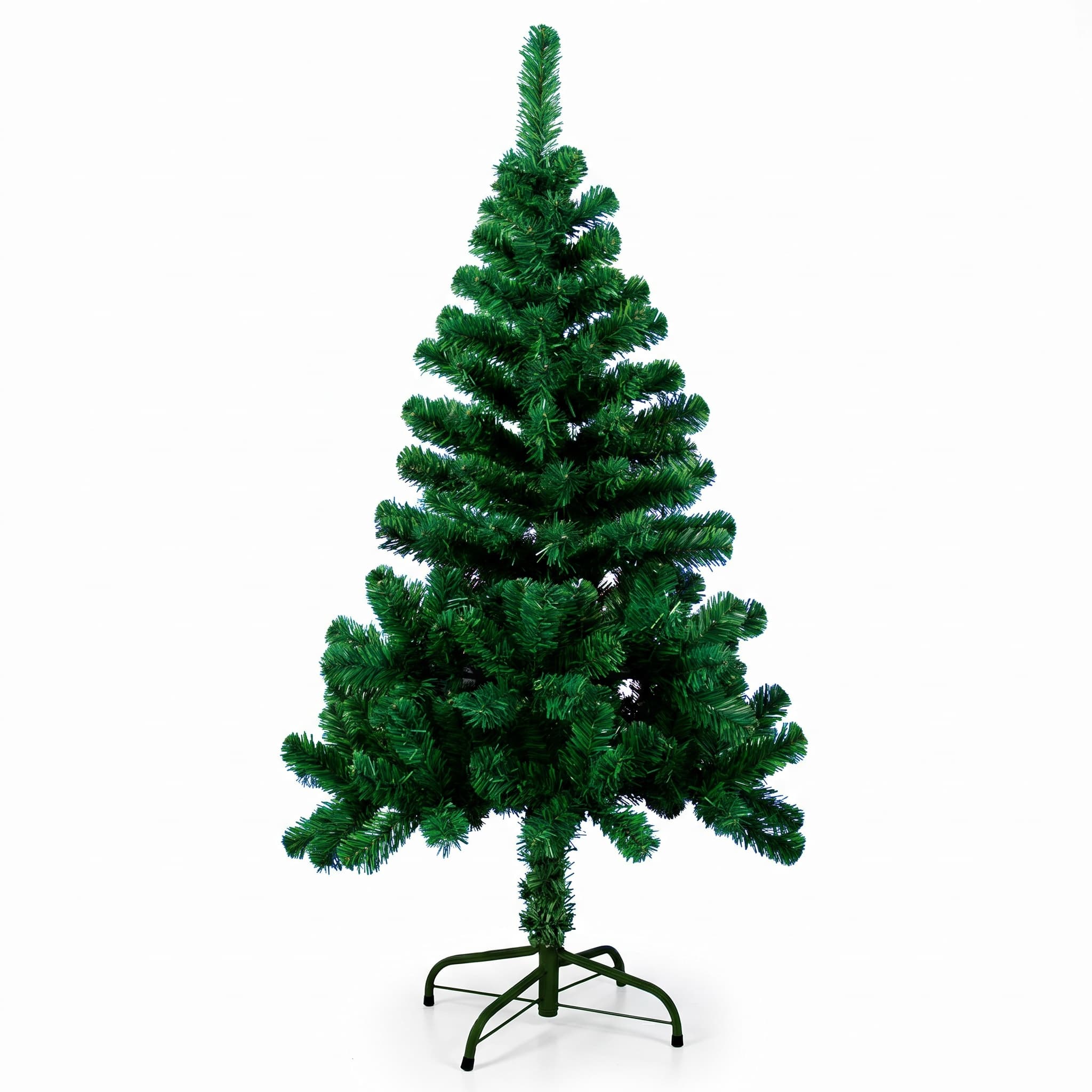 Árvore de Natal 1,50m Verde 240 Galhos Pé de Metal