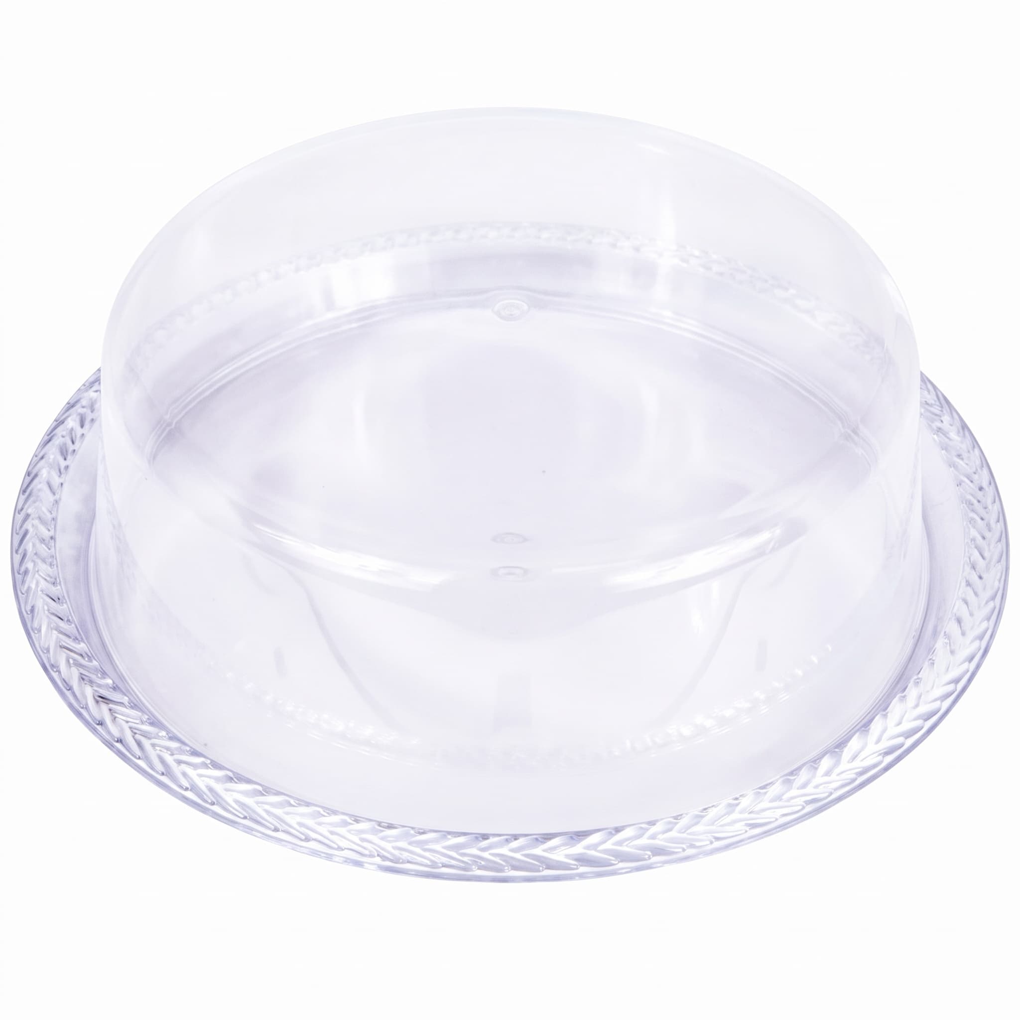 Boleira de Acrílico com Tampa Tranca Cristal Premium 32,5cm