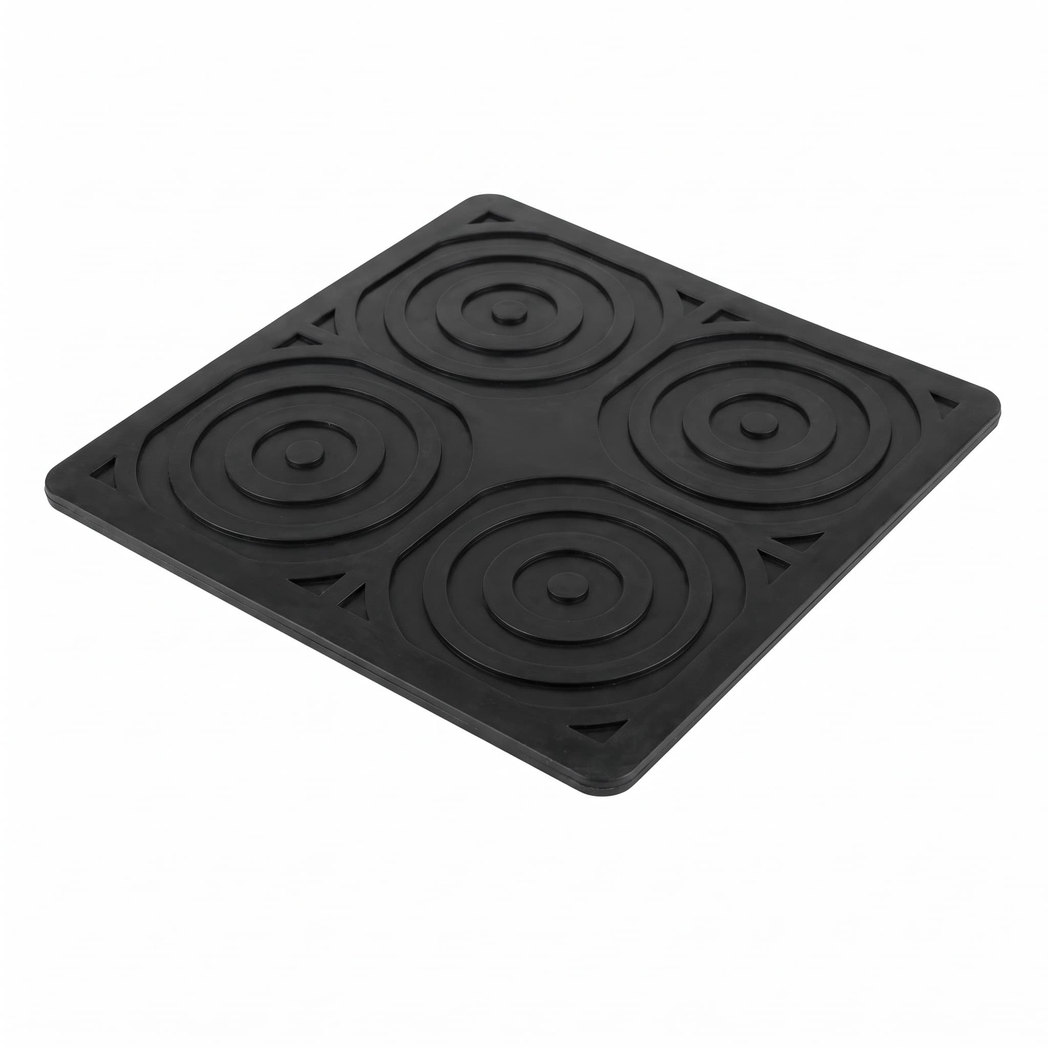 Protetor de Ralo Quadrado de PVC Preto 15cm