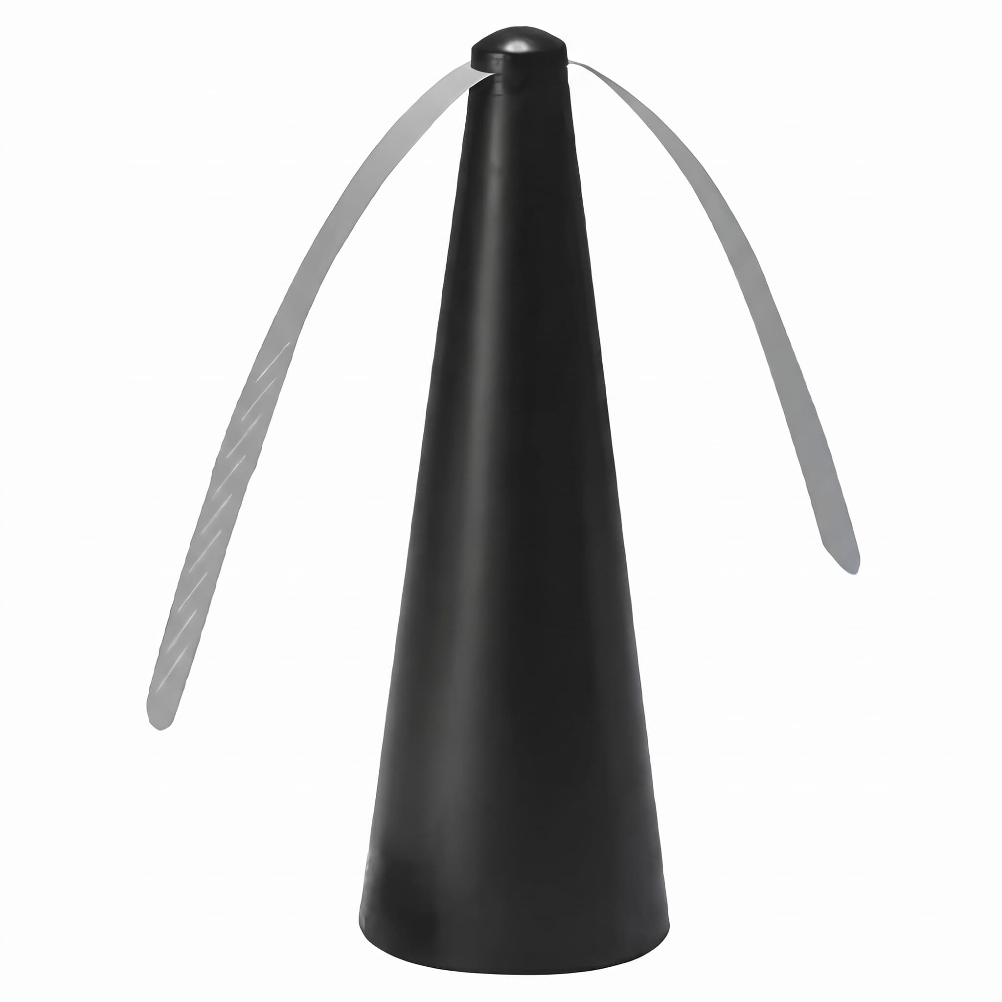 Ventilador de Mesa a Pilha Cone Preto 26x17x9cm