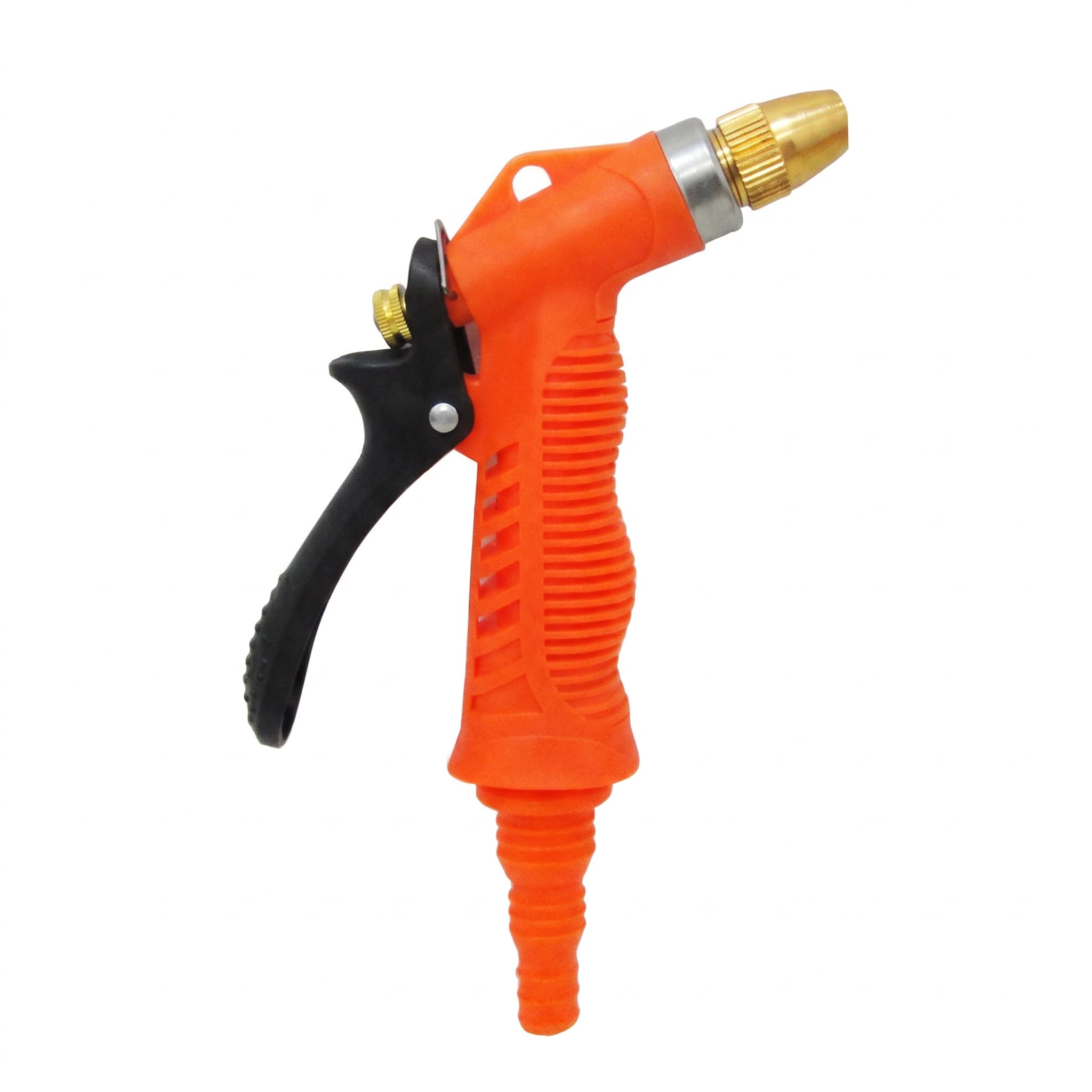 Esguicho Pistola para Mangueira com Trava Laranja 18x17cm