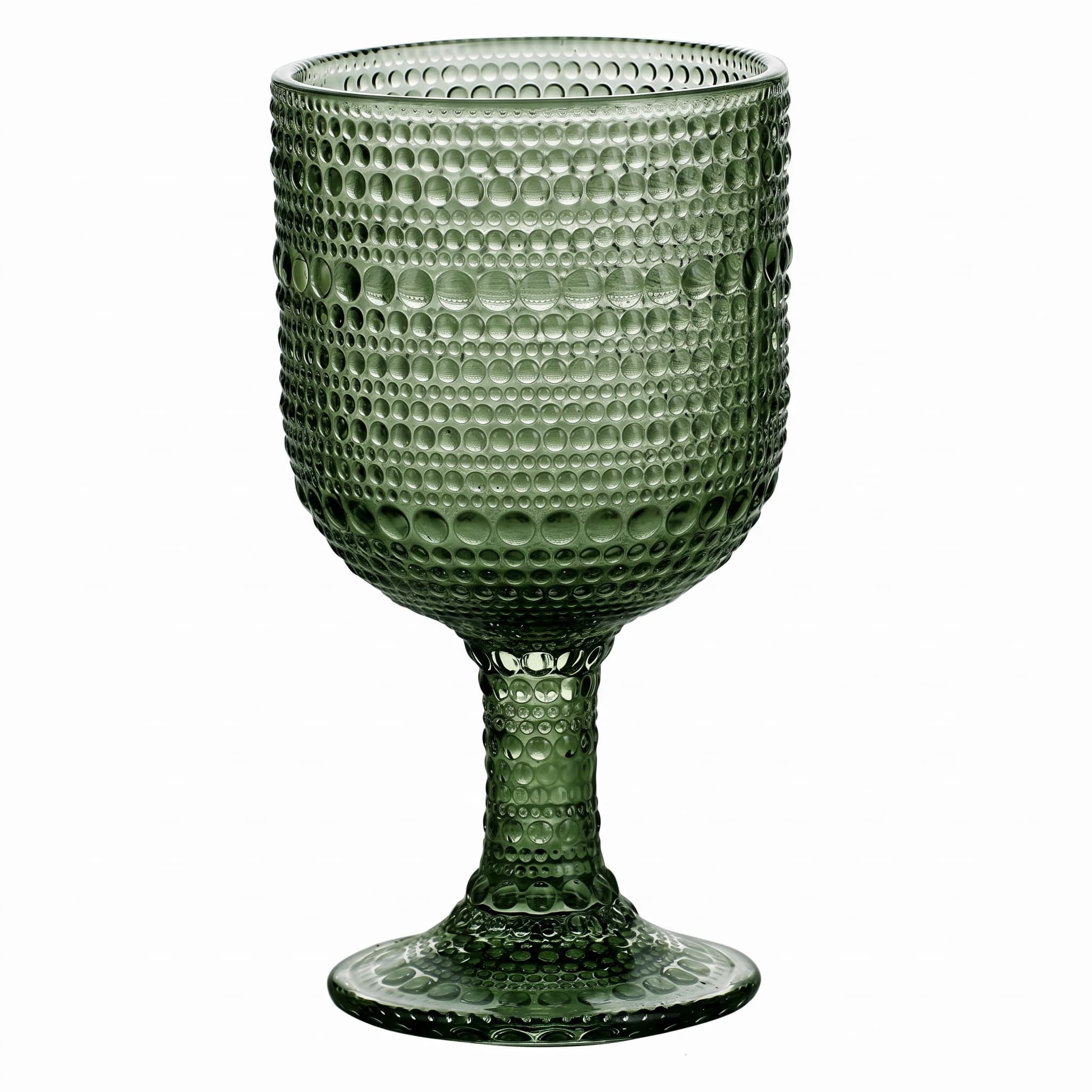 Jogo de 2 Taças de Vidro Palla Verde Escuro 255ml