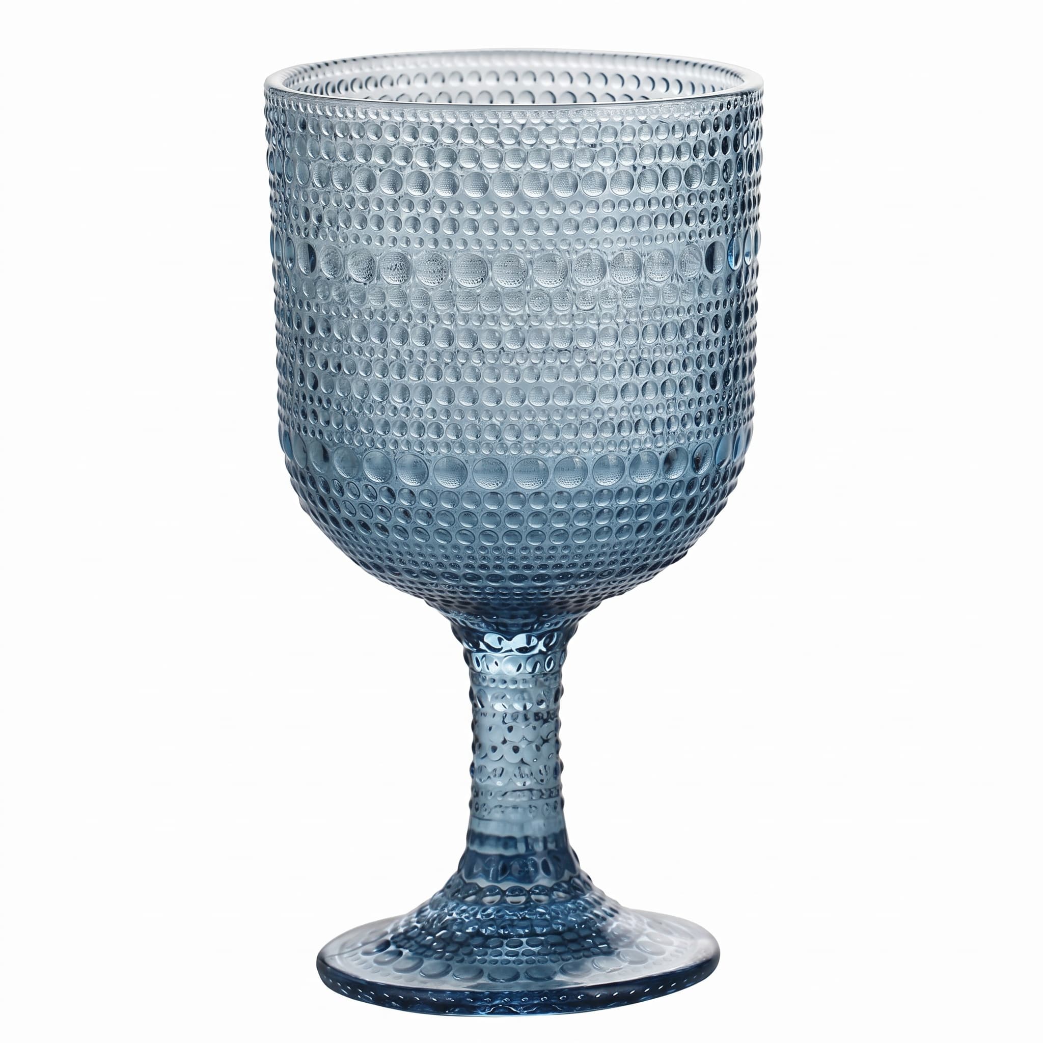 Jogo de 2 Taças de Vidro Palla Azul 255ml