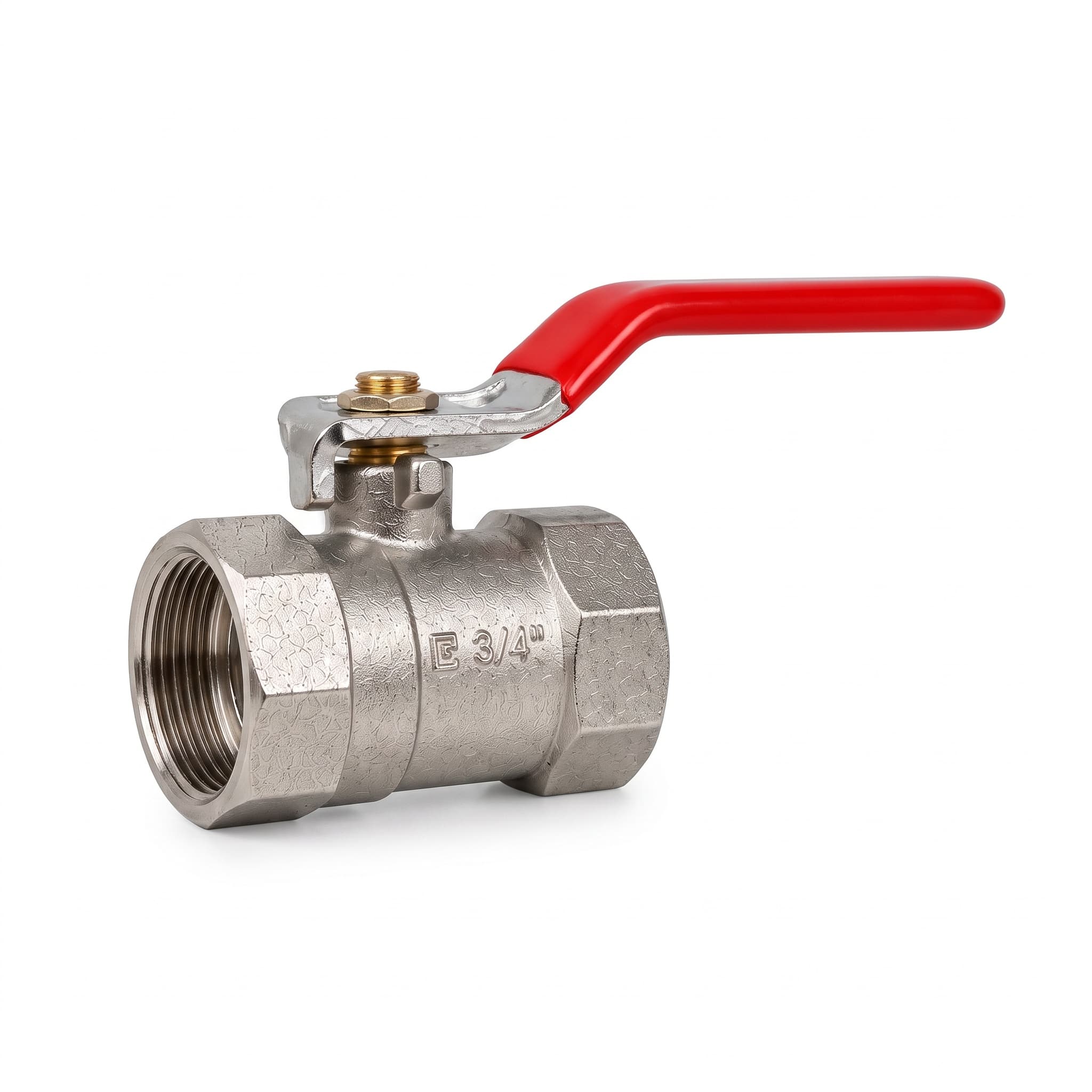 Registro de Esfera 3/4" com Alavanca de Metal Emborrachada