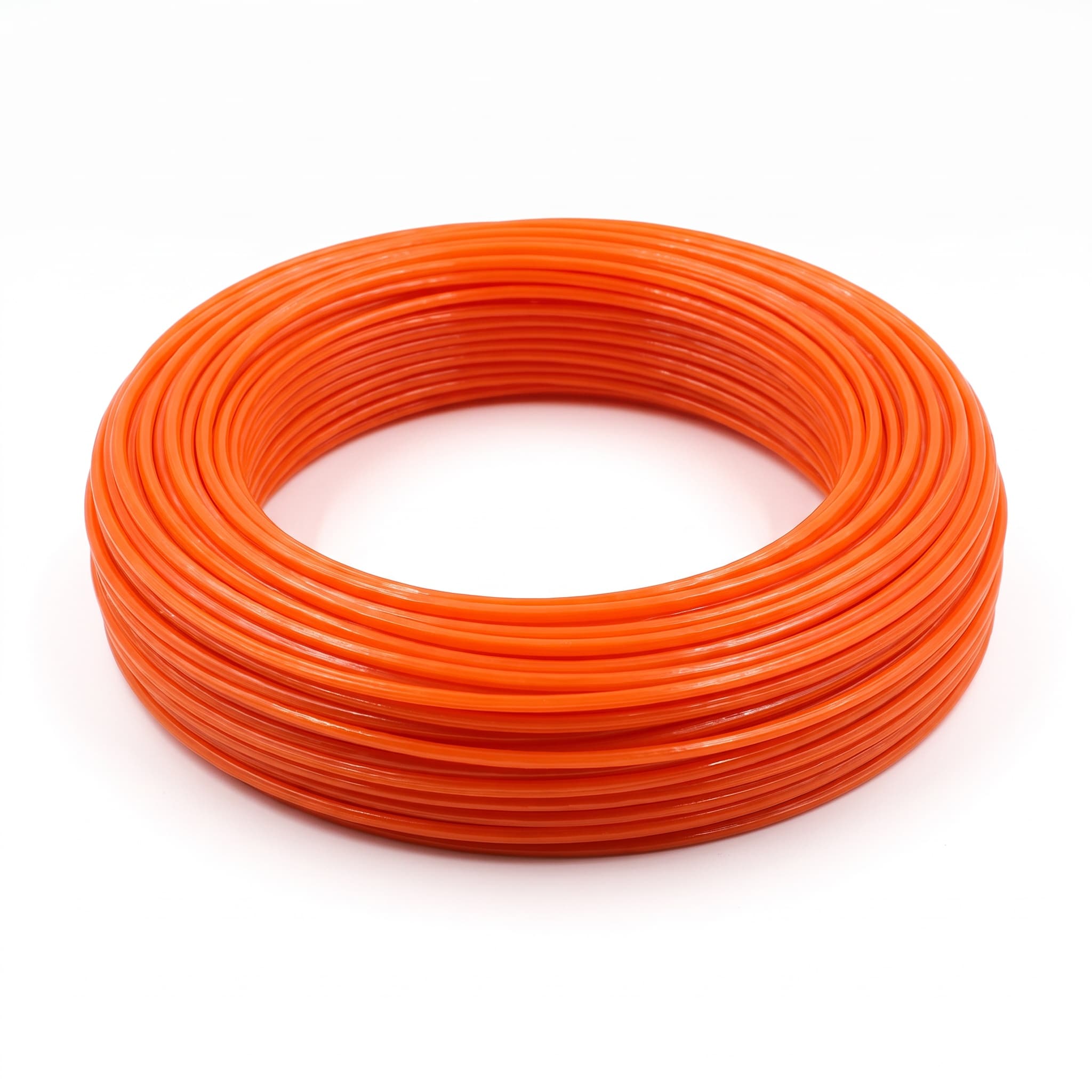 Fio de Nylon Estrela Laranja 3mm x 10m para Aparador de Grama e Roçadeira