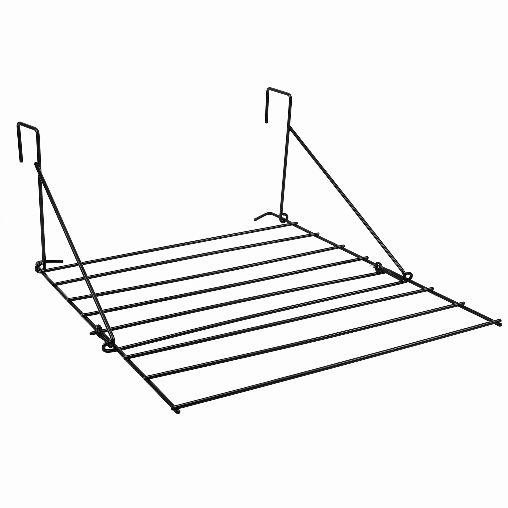 Varal de Pendurar Dobrável de Metal Retangular Portátil 73x58x28cm