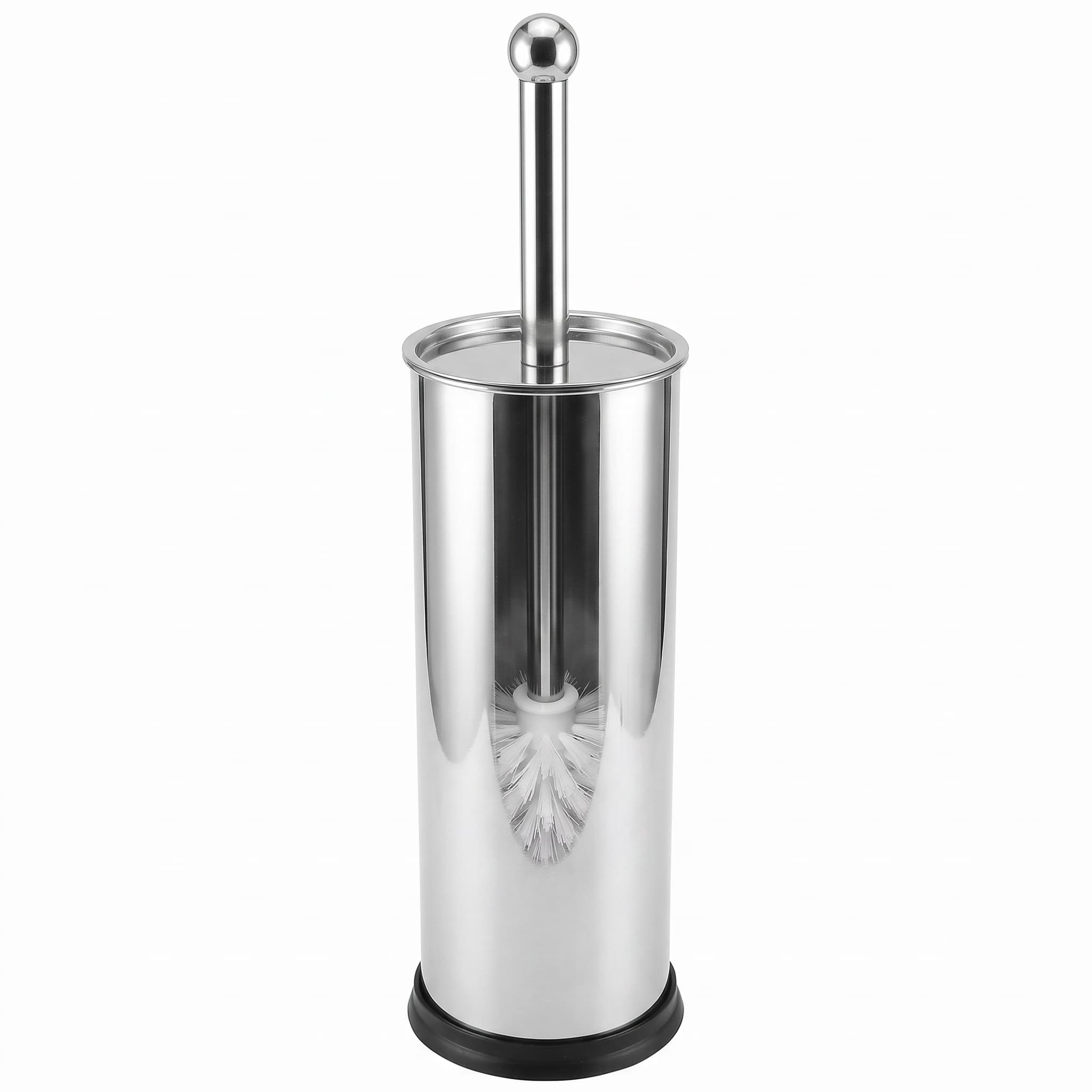 Escova Sanitária com Suporte Redondo de Inox e Base Antiderrapante 36,5 cm Clink