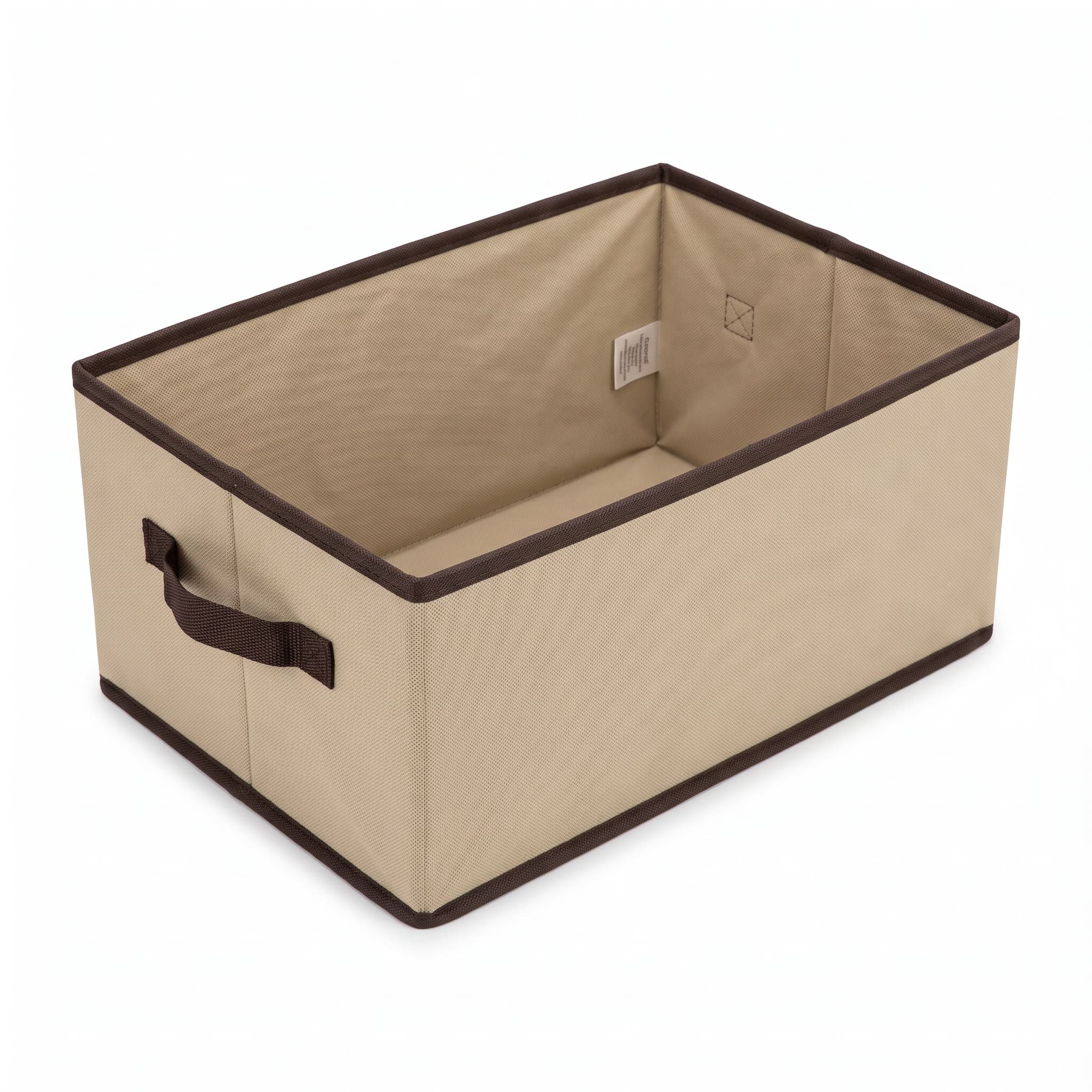 Caixa Organizador de PVC / TNT Dobrável Multiuso com Alça 40x28x19 cm Fu Xing