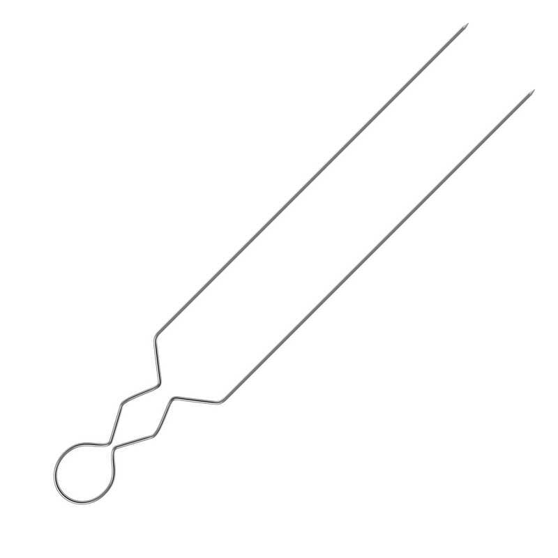 ESPETO DUPLO ARGOLA 59CM