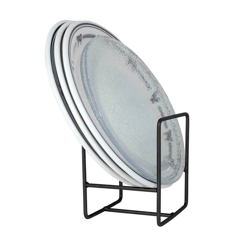 ORGANIZADOR DE PRATOS VERTICAL SOBREMESA PRATELEIRA PRETO
