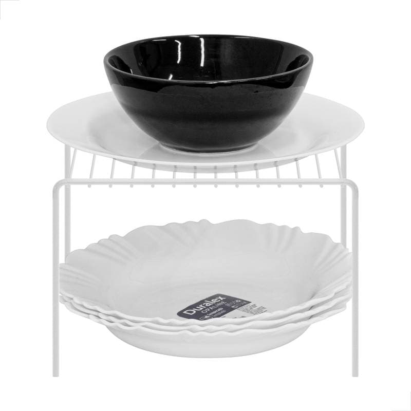 ORGANIZADOR DE PRATELEIRA LIGHT BRANCO 22 CM