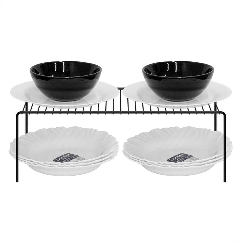 ORGANIZADOR DE PRATELEIRA LIGHT PRETO 42,5 CM