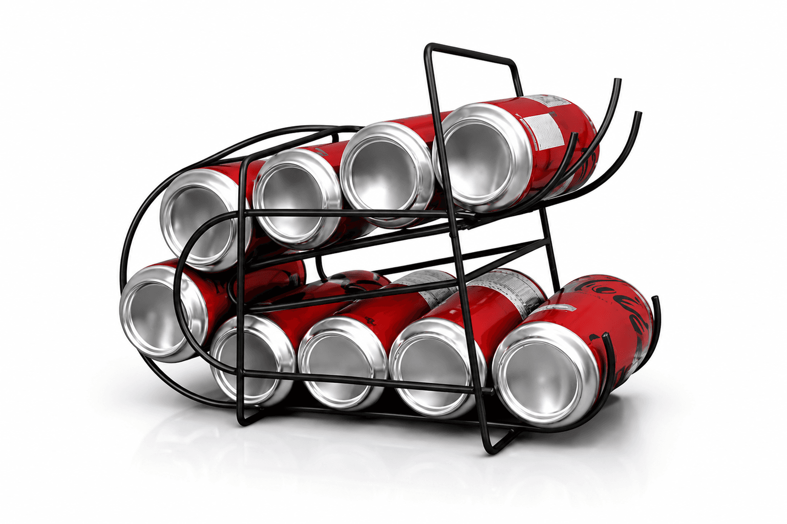 ORGANIZADOR DE LATAS PRETO